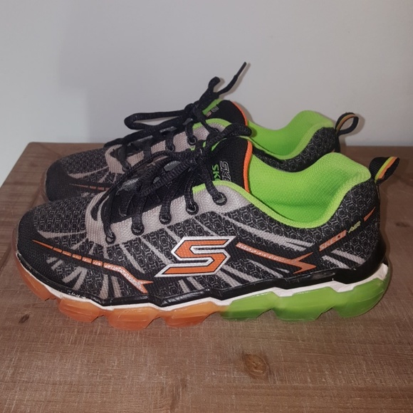 orange skechers